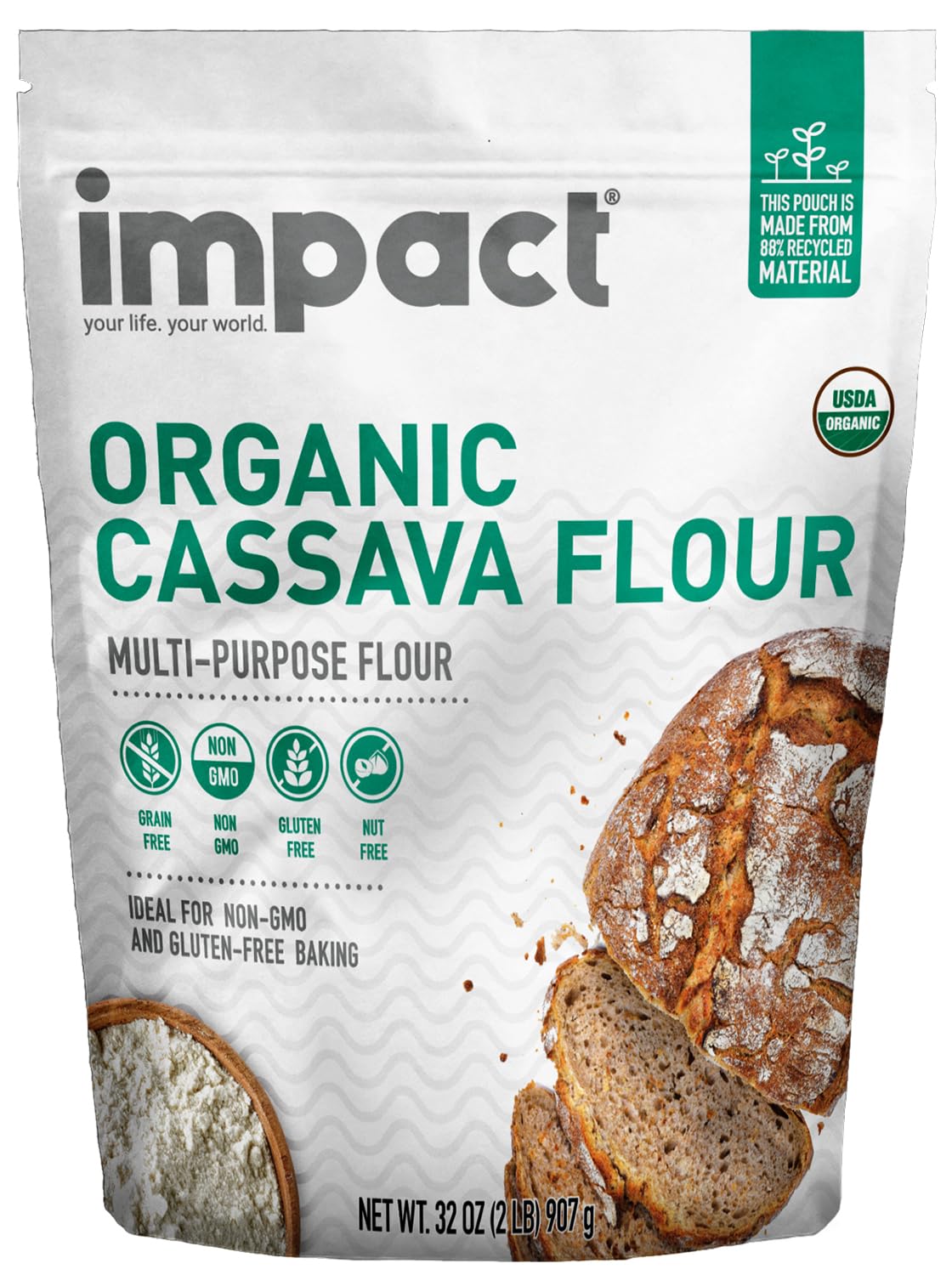 Impact Cassava Flour supports gluten-free baking with reliable texture