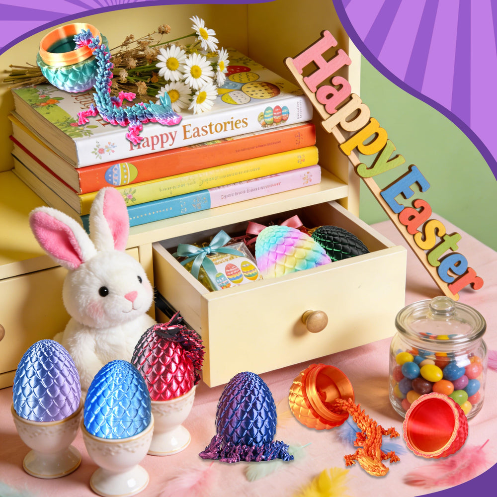 Impossmaker dragon eggs invite kids and adults to explore 3D printing concepts.