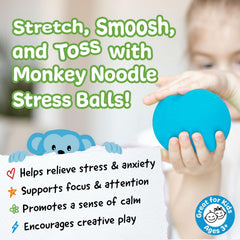 Impresa Squishy Stress Ball Kiwi close-up for handheld fidgeting and focus aid.
