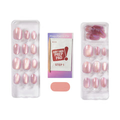 Close-up of the improved adhesive on Starry nails