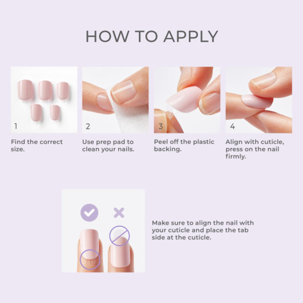 imPRESS ombre nails come with 30 nails for versatile sizing.