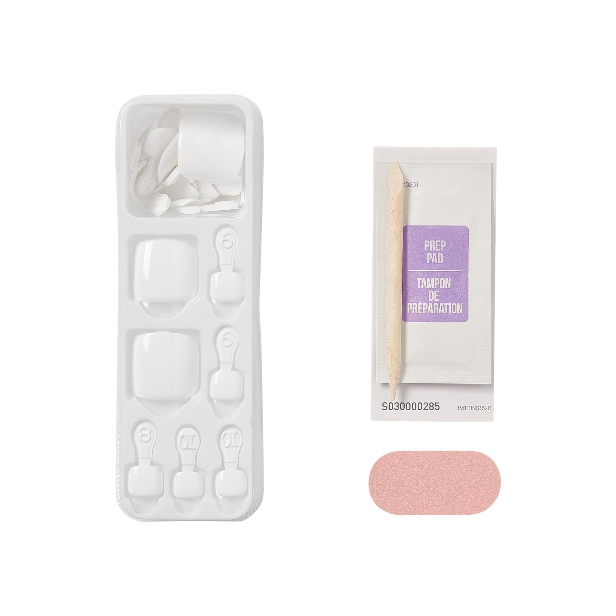 imPRESS Angel Vibes mini nail file aids shaping for a precise fit.
