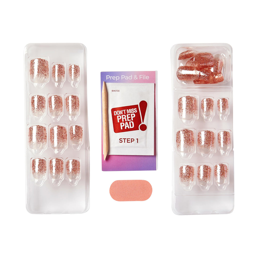 imPRESS prep pad helps clean and prime nails for better fit.