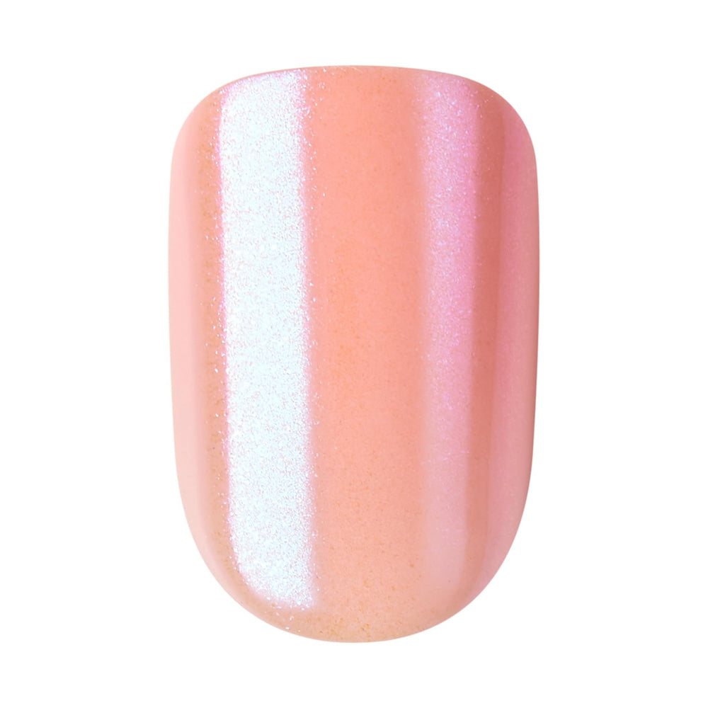 imPRESS Satellite ColorFX light pink squoval nails for subtle elegance.