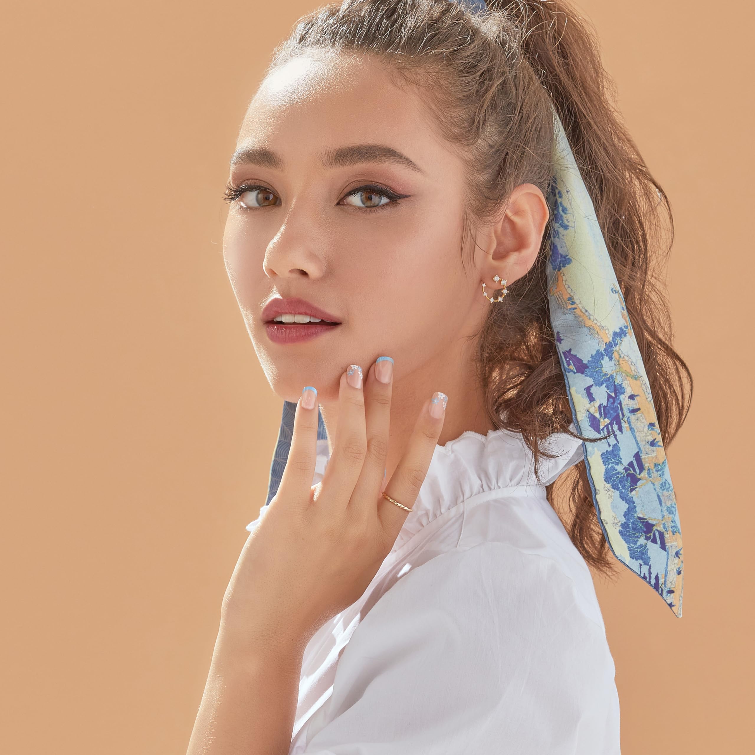 imPRESS Snooze blue packaging image with 30-nail set for quick weekend glam.