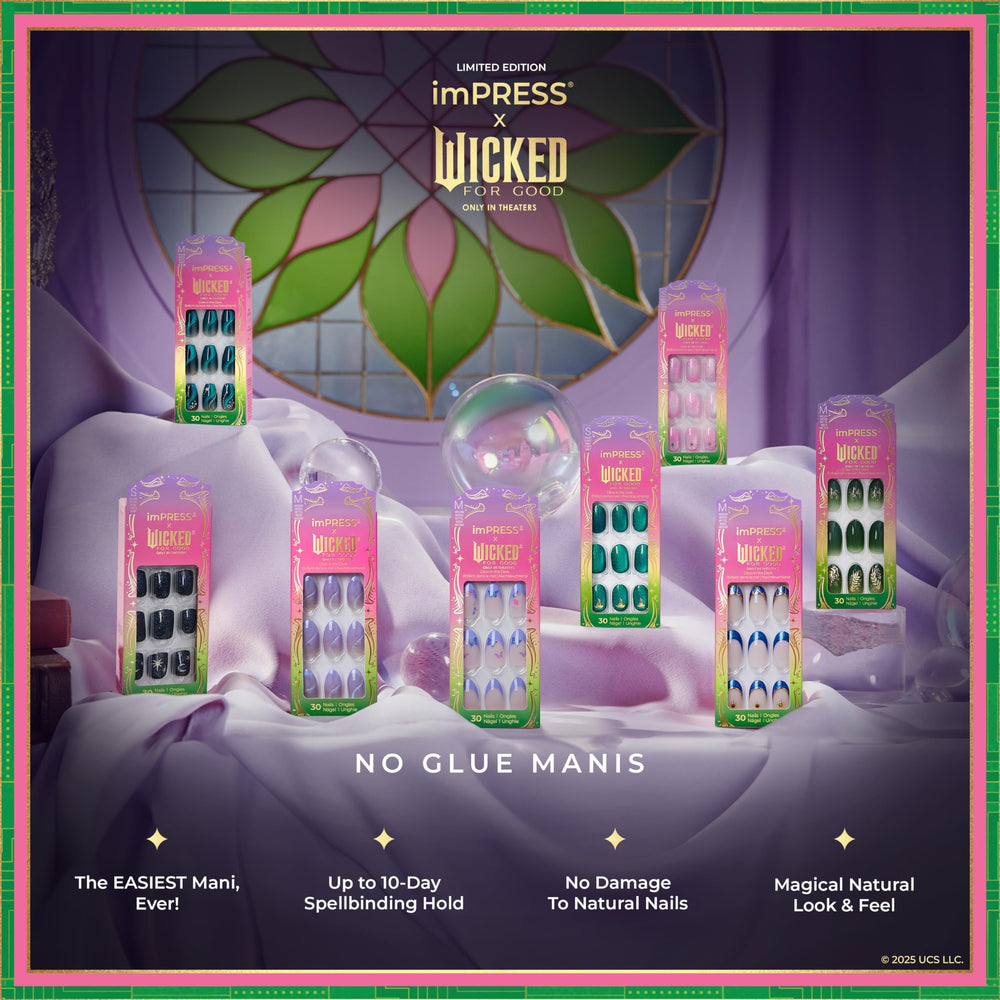 imPRESS Wicked exclusive collection inspired by Elphaba and Glinda for fans