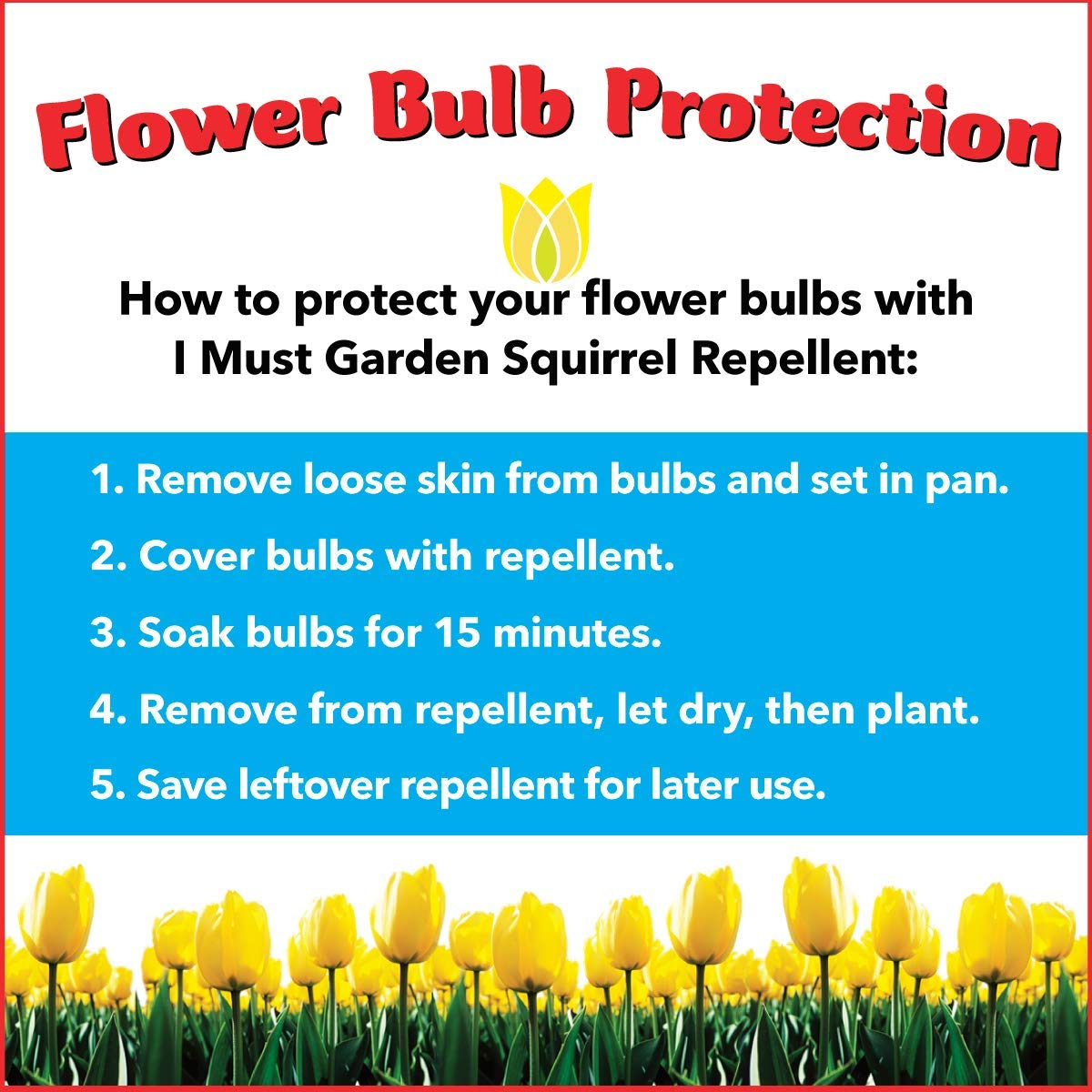 IMUSTGARDEN Squirrel Repellent guards outdoor furniture from chews