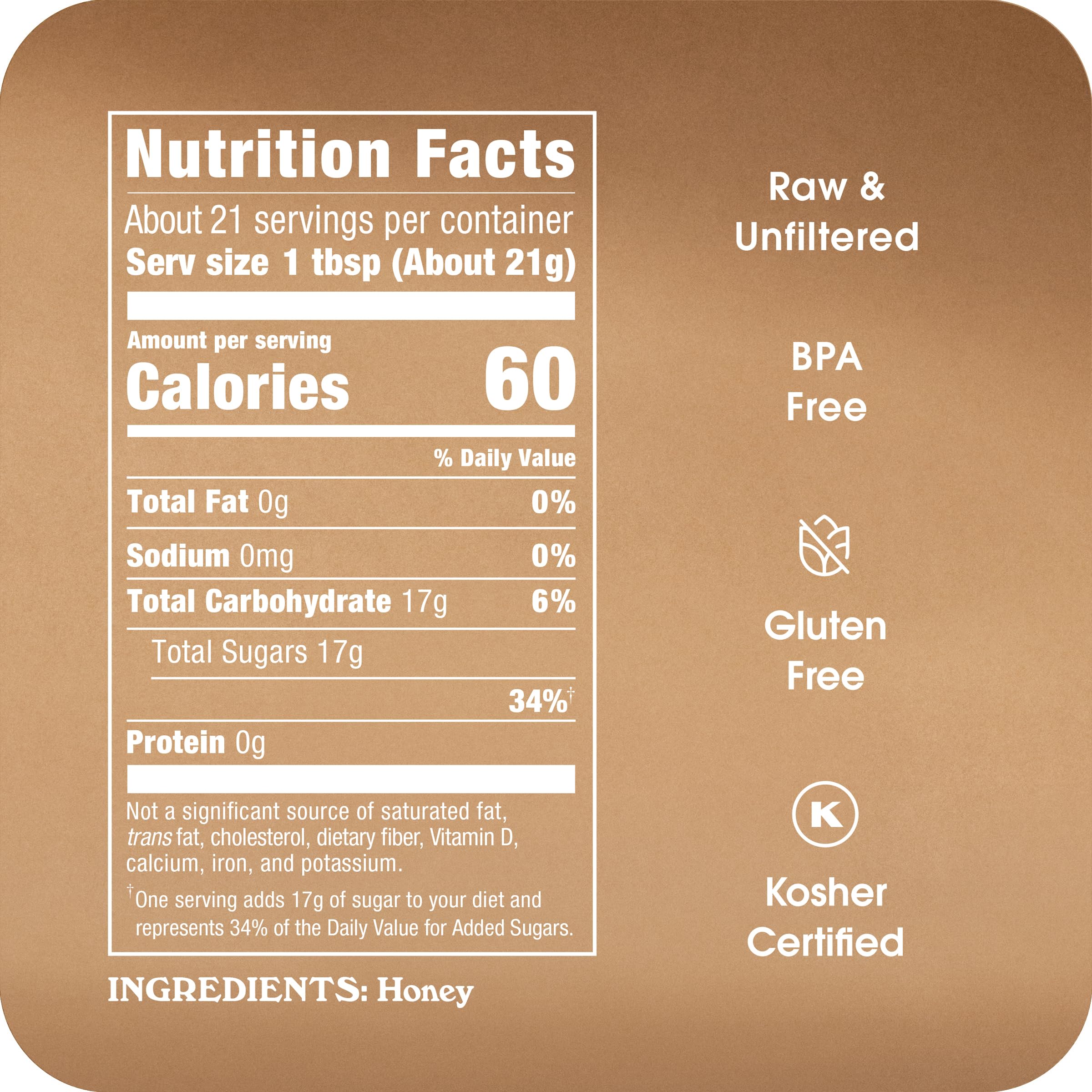 IN THE RAW Honey amber closeup highlights rich floral flavor