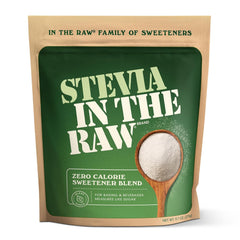 IN THE RAW Stevia Bakers Bag front view, zero calorie sugar substitute for baking