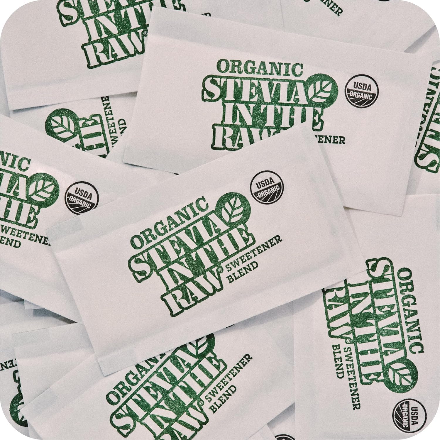 Stevia In The Raw packets add natural sweetness to cereals and fruit toppings.