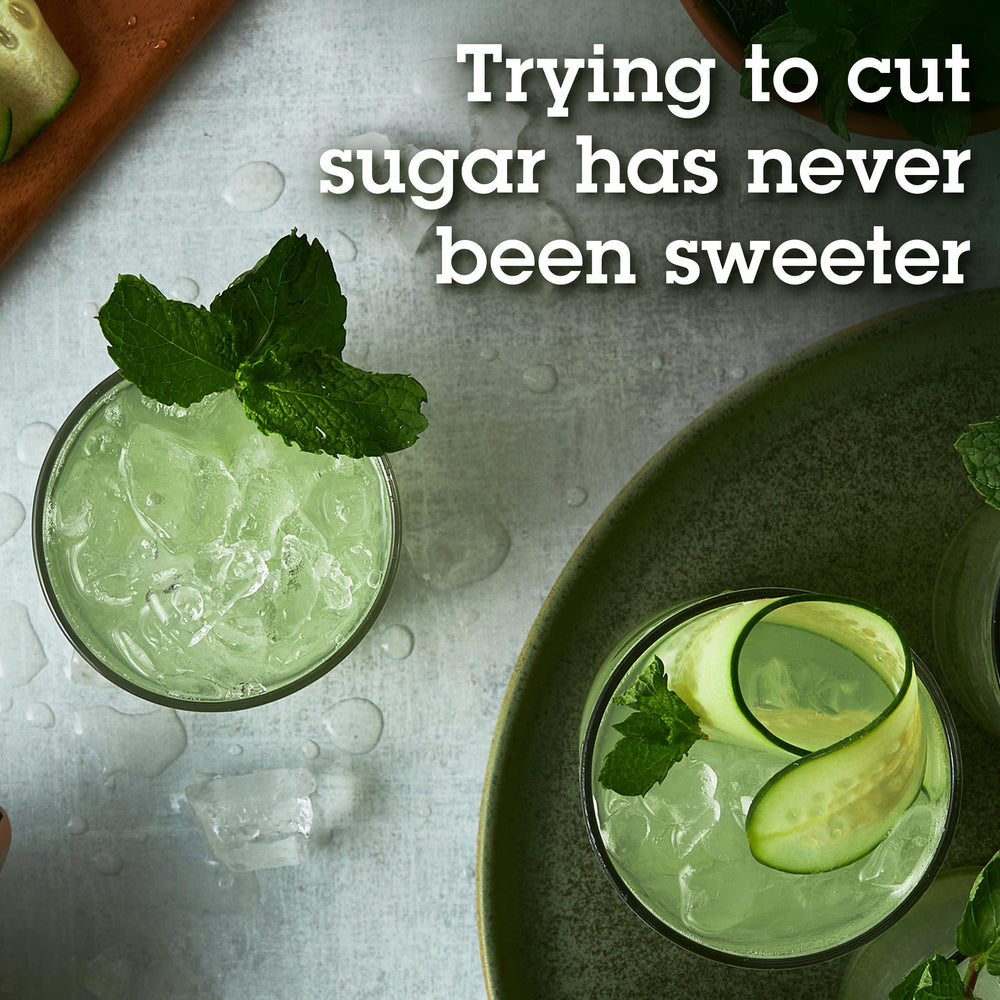 IN THE RAW vegan stevia tablets show no erythritol or artificial flavors.