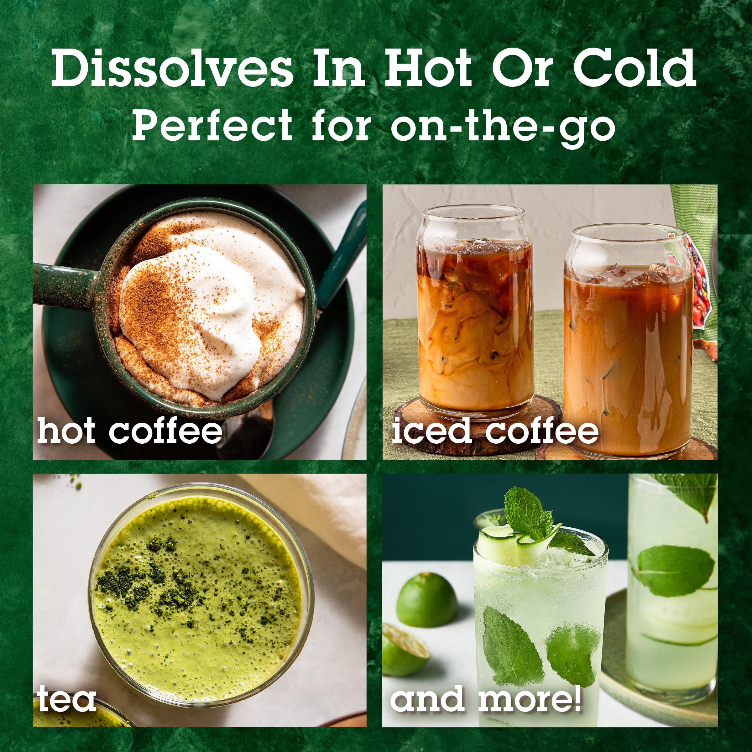 IN THE RAW low glycemic, plant-based sweetness in a portable container.