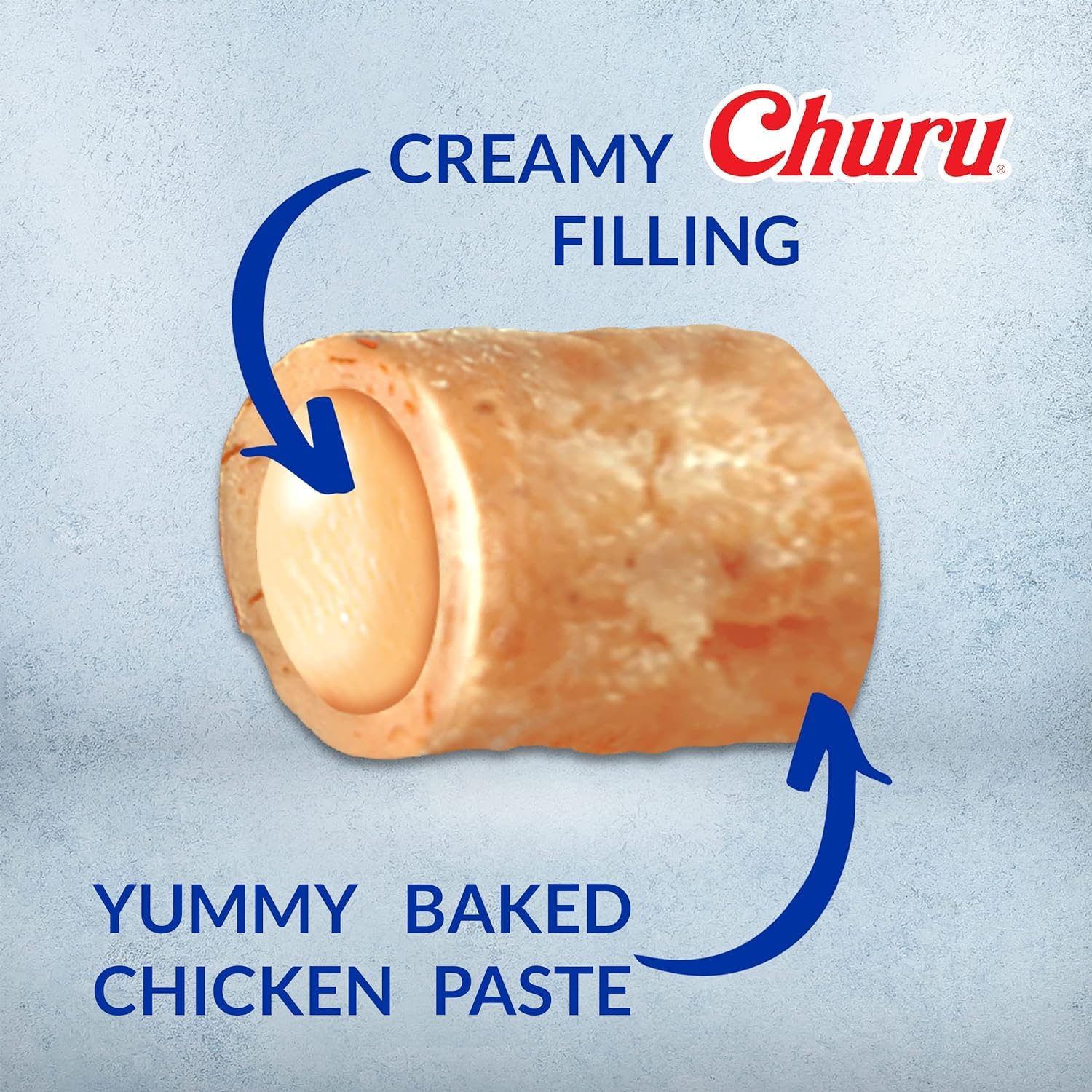 Inaba Churu Bites in hand-feeding setup, moisture-rich snack for hydration.