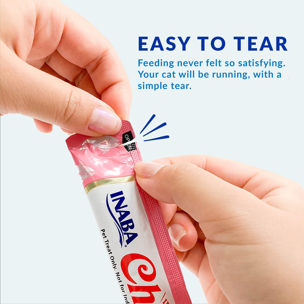 INABA Churu grain-free and no artificial colors communicates a clean formula.