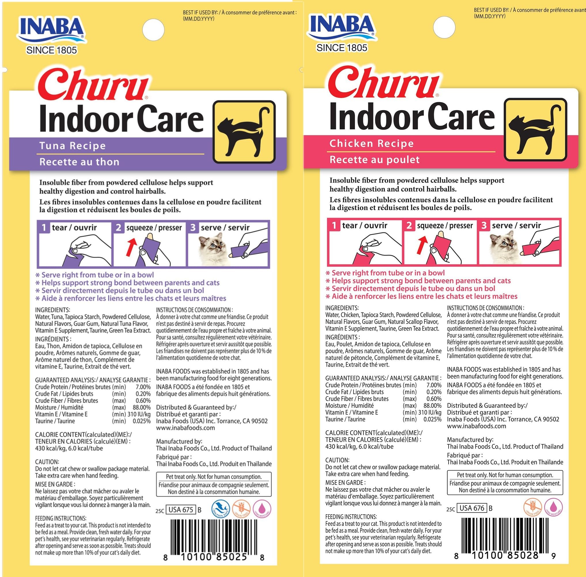 INABA Churu indoor-care puree demonstrates versatile feeding options