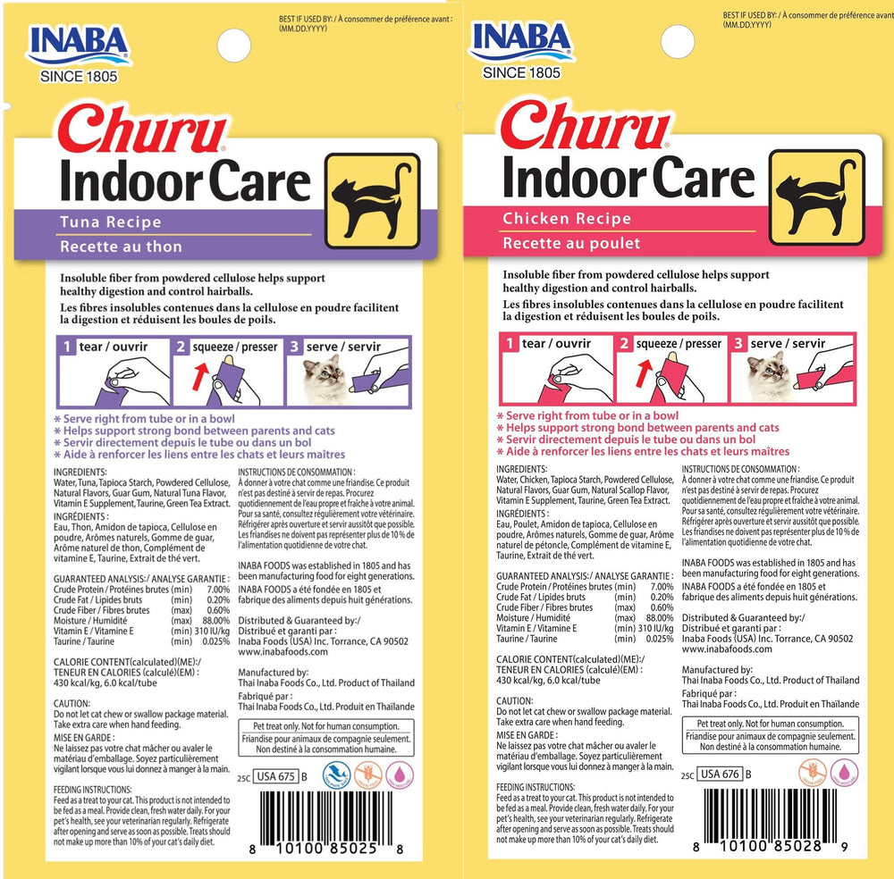 INABA Churu indoor-care puree demonstrates versatile feeding options