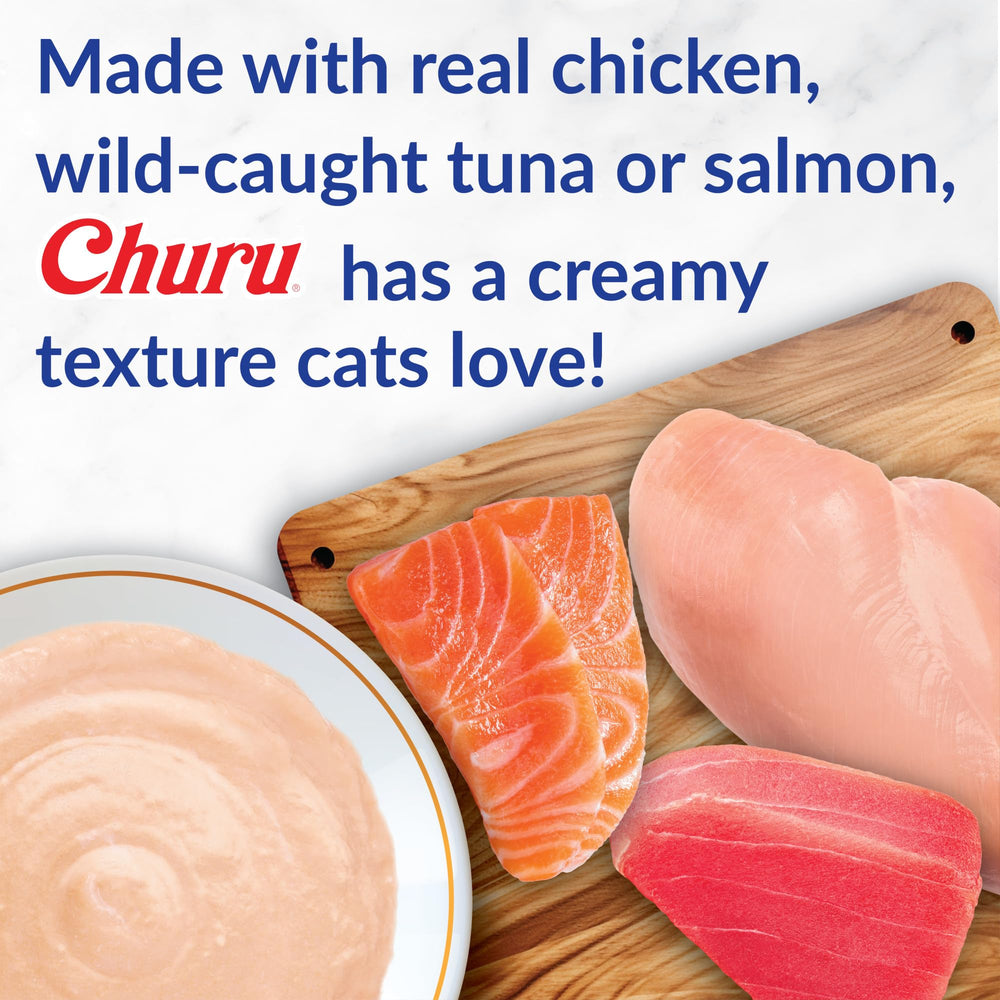 INABA Churu tube dispense action for easy hand-feeding and bonding.