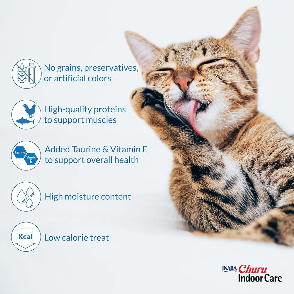 INABA Churu with Vitamin E and Taurine supports immune health