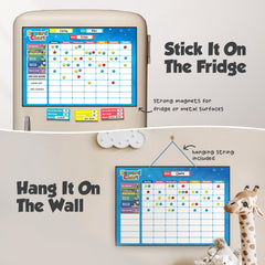 inamio dry-erase marker included for customizing chores