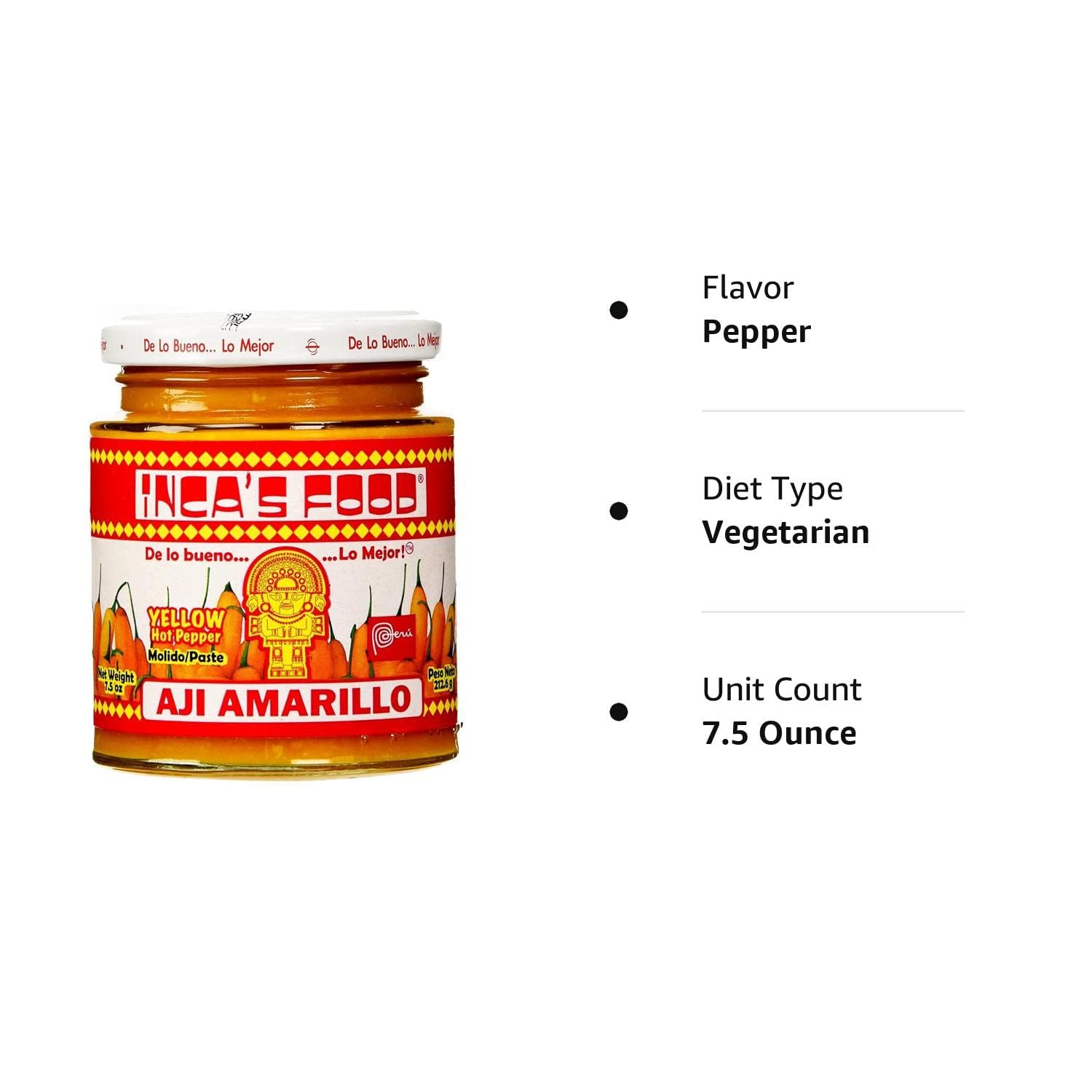 Inca's Food Aji Amarillo paste ingredients laid out for cooking ideas.