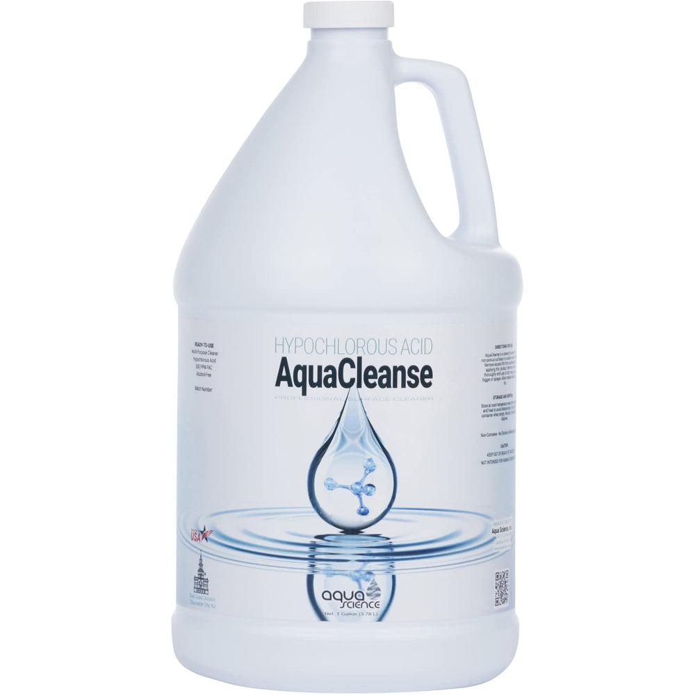 Indco AquaCleanse bottle front with 500PPM for powerful all-surface cleaning