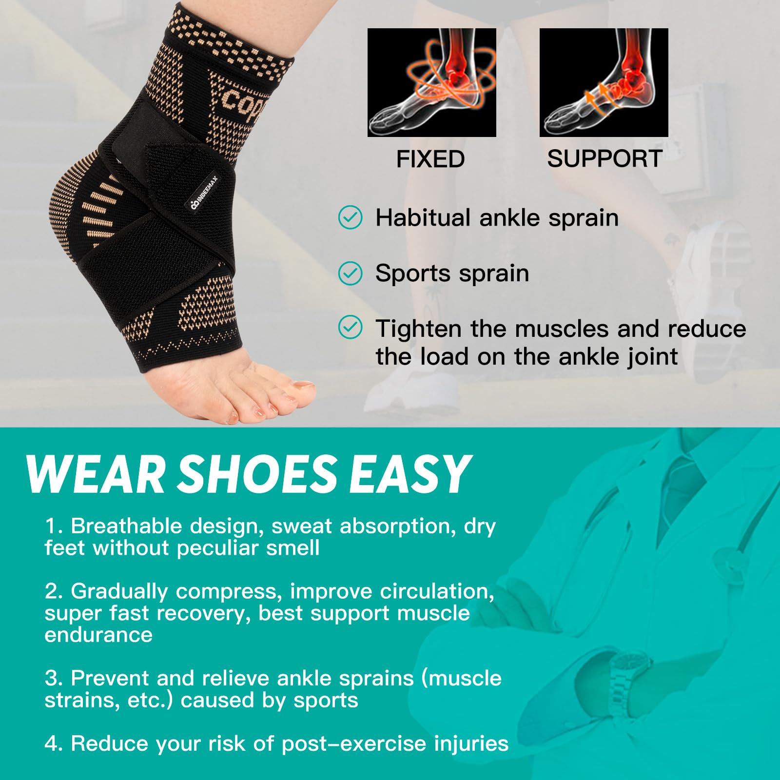 INDEEMAX night-use comfort shows gentle support while resting