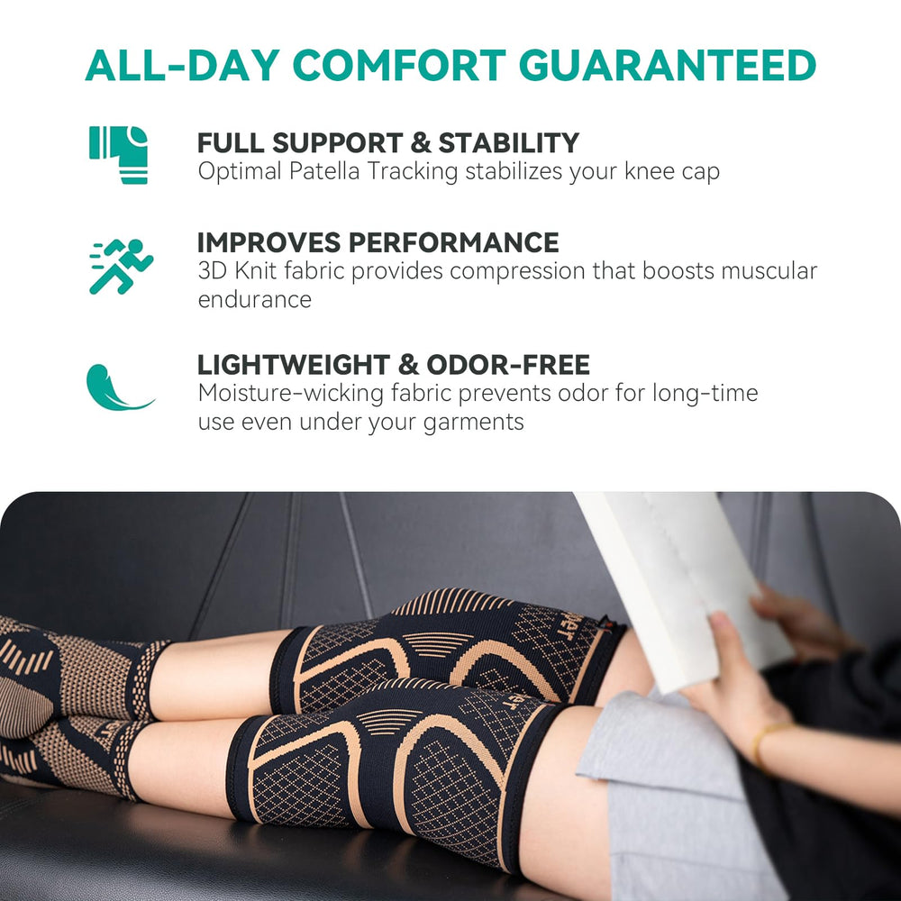 INDEEMAX size chart graphic showing thigh measurement for accurate fit