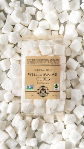 India Tree White Sugar Cubes enhance tea time with pristine texture.