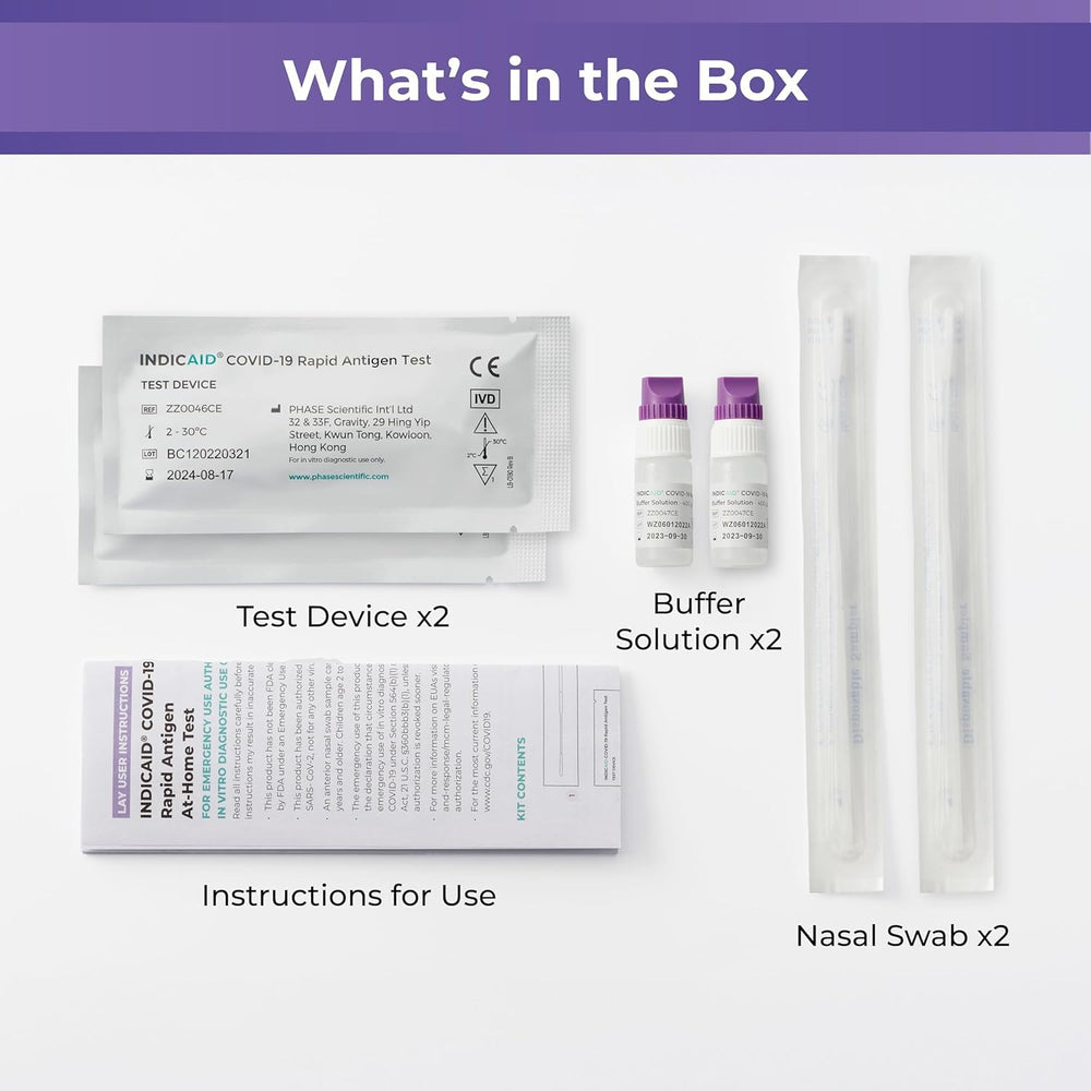 INDICAID result interpretation panel helps users read results accurately.