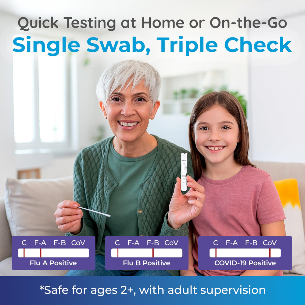 INDICAID test-strip readout image highlighting fast 10-minute results