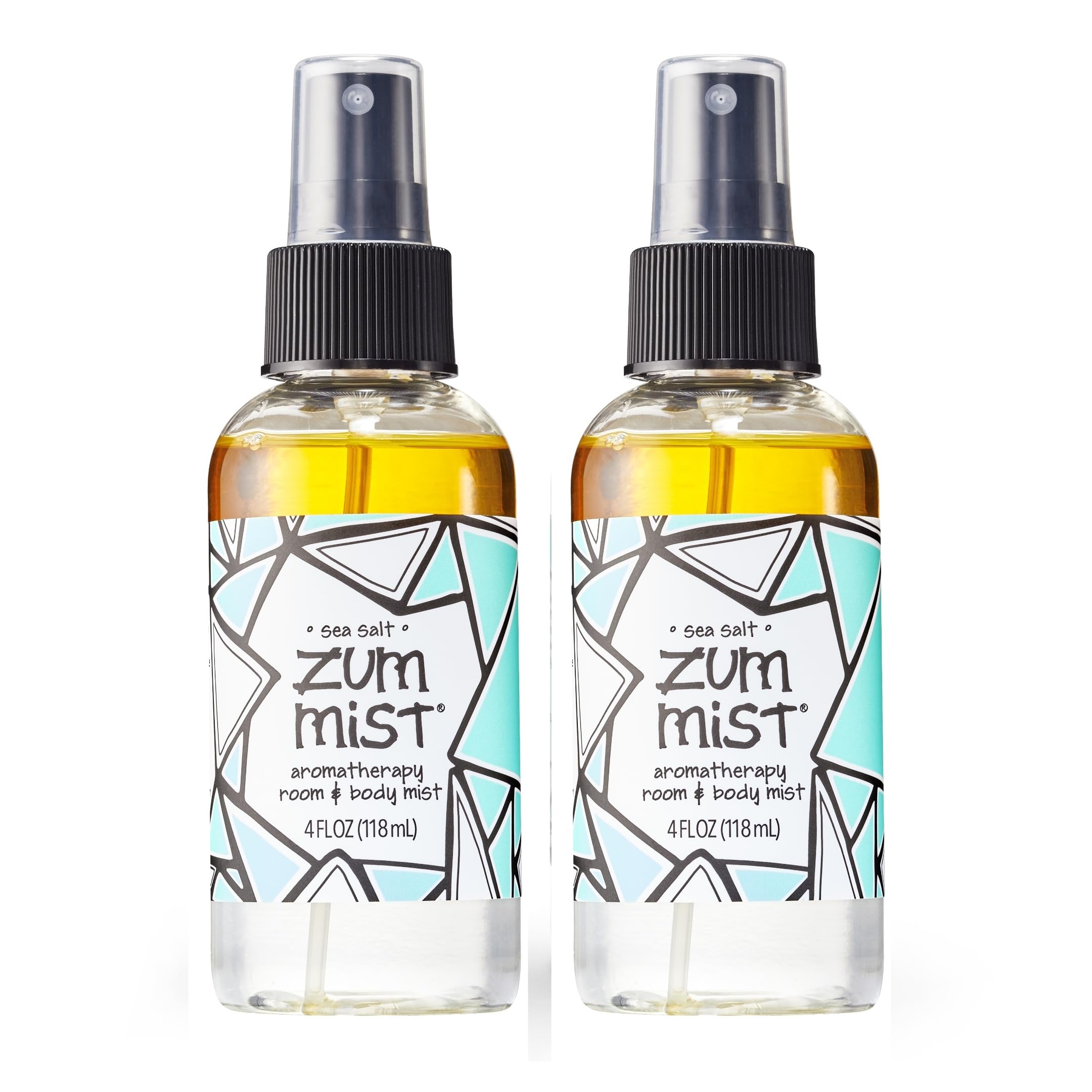 Indigo Wild Zum Mist Sea Salt bottle pouring for a quick room refresh.