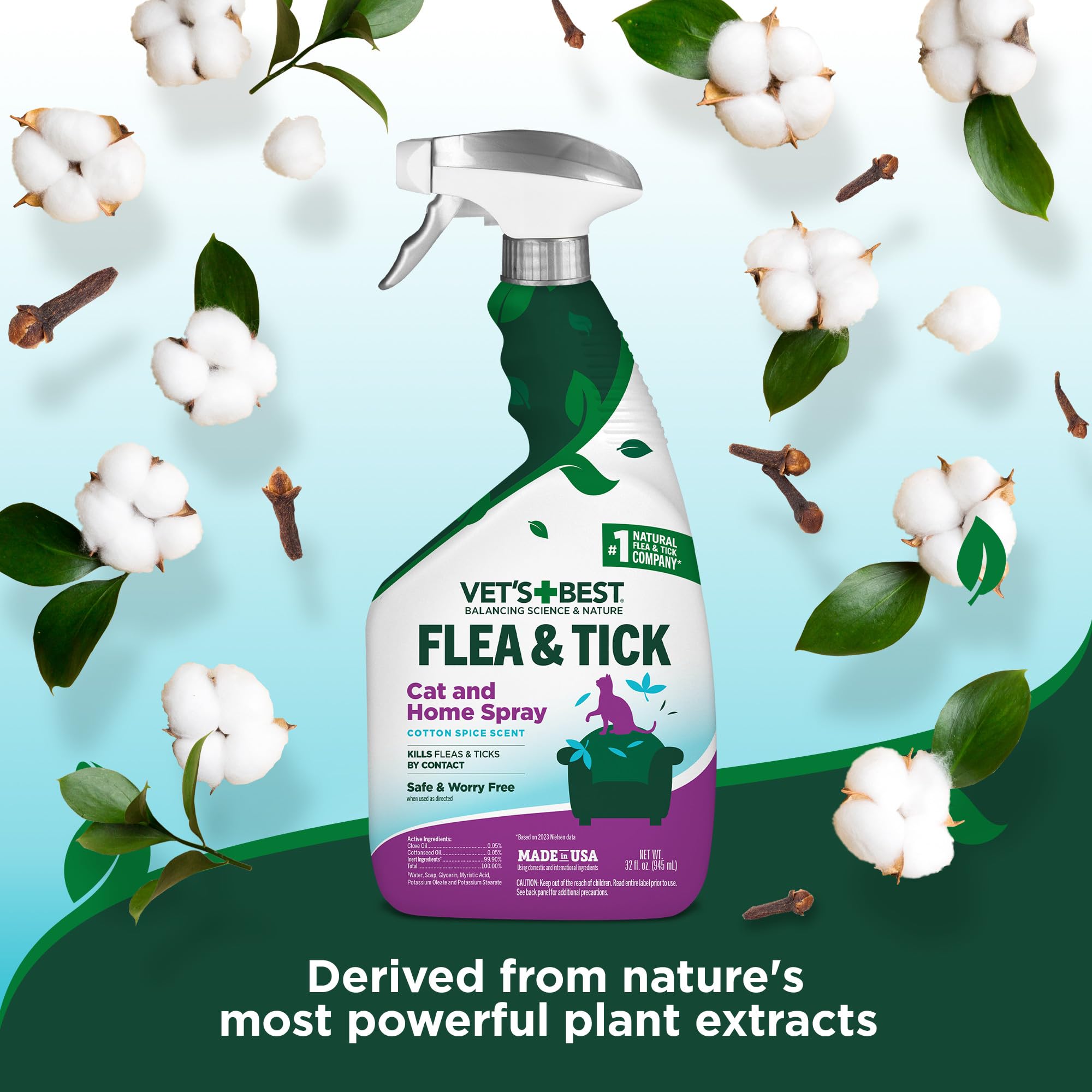 Vet’s Best indoor pest control for multi-room homes shows versatile application.