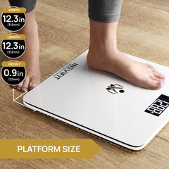 INEVIFIT's sleek design complements modern bathrooms while delivering reliable readings.