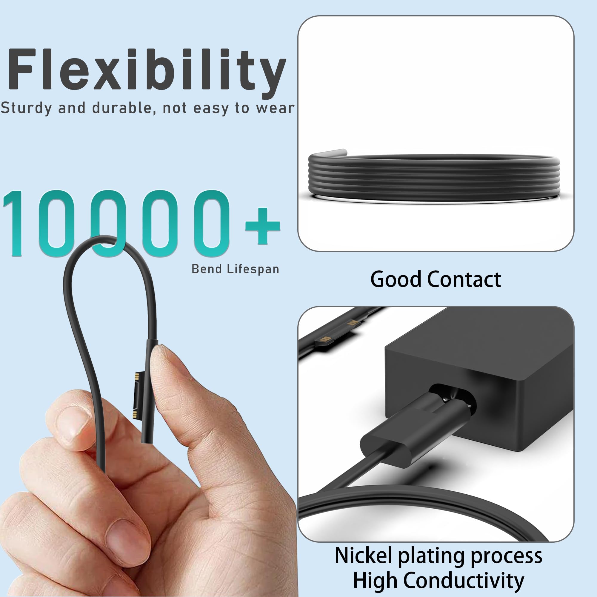 INEXEWOC 65W charger on a desktop setup keeping power within reach.