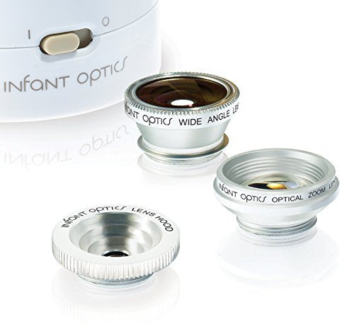 Infant Optics DXR-8 compact design fits beside cribs and shelves.
