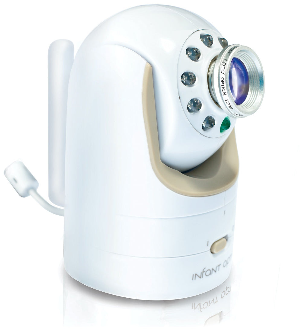 Infant Optics DXR-8 night vision provides clear sight in low light.