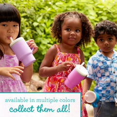 Infantino easy-grip handle supports confident sipping during outings and daycare