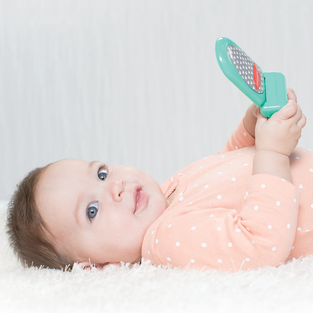 Infantino Flip and Peek Fun Phone mirror peekaboo encourages curiosity and social cues