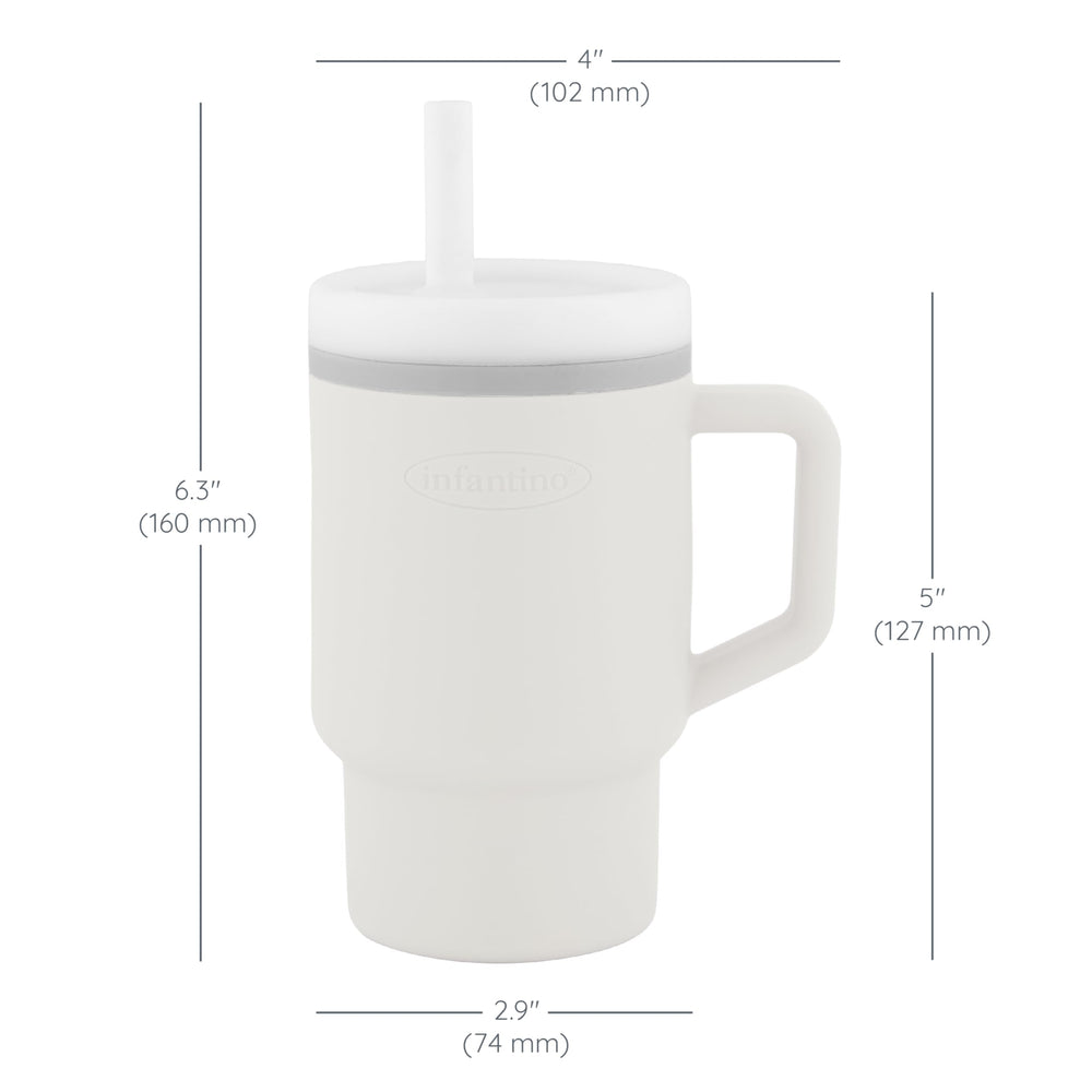 Infantino My 1st Tumbler dishwasher-safe parts allow easy cleaning.