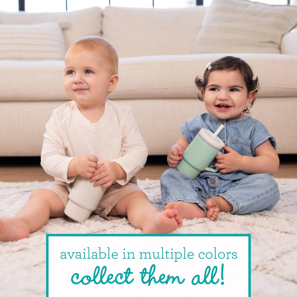 Infantino My 1st Tumbler leak-resistant design keeps liquids in check.