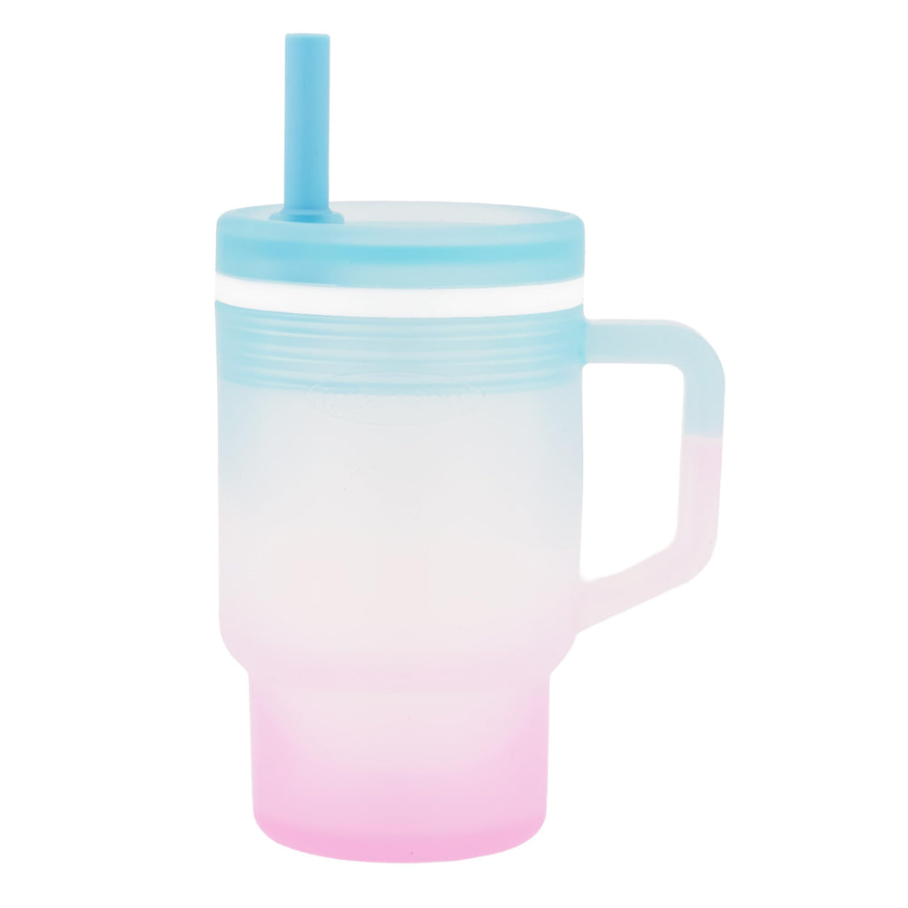 Infantino My 1st Tumbler with straw and handle for easy, mess-free sipping.