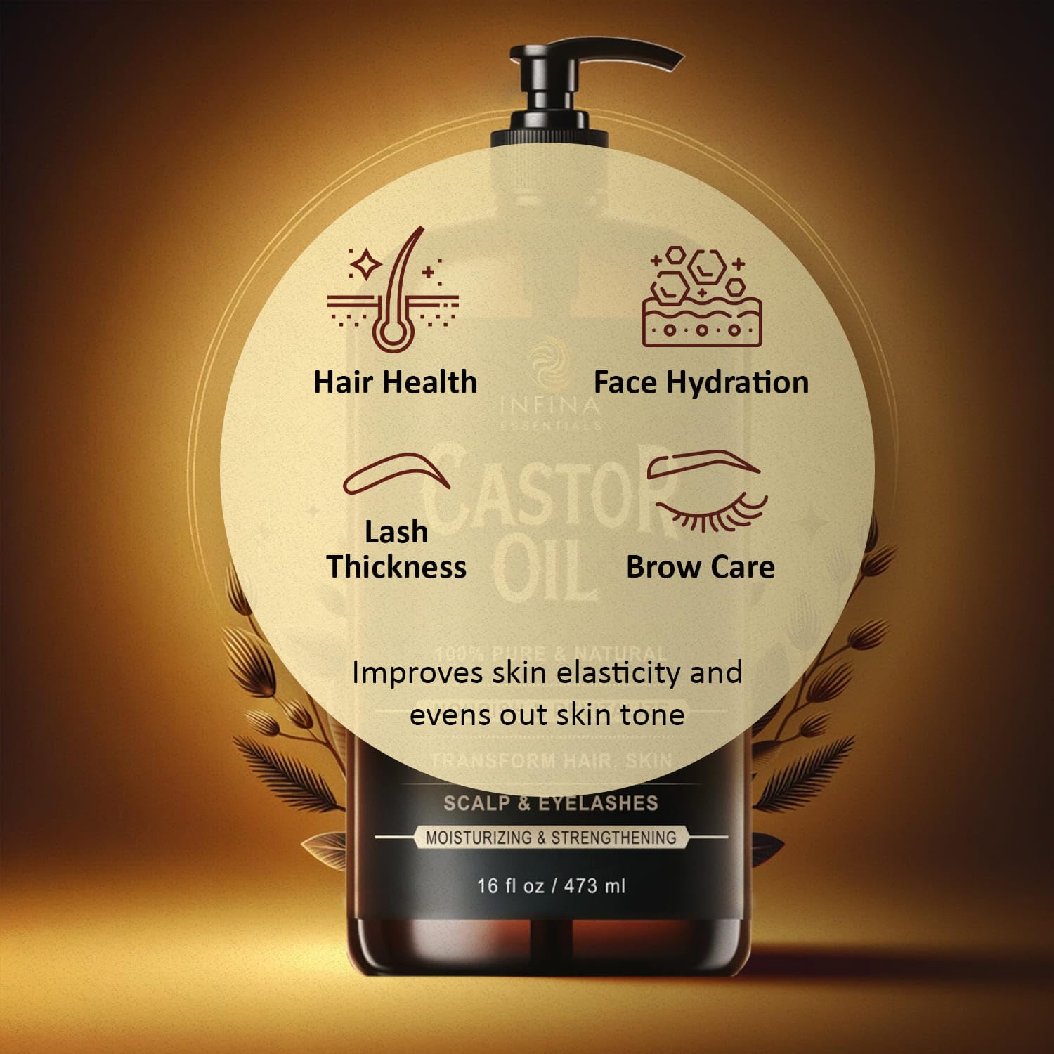 INFINA ESSENTIALS hexane-free formula for safer beauty routines.