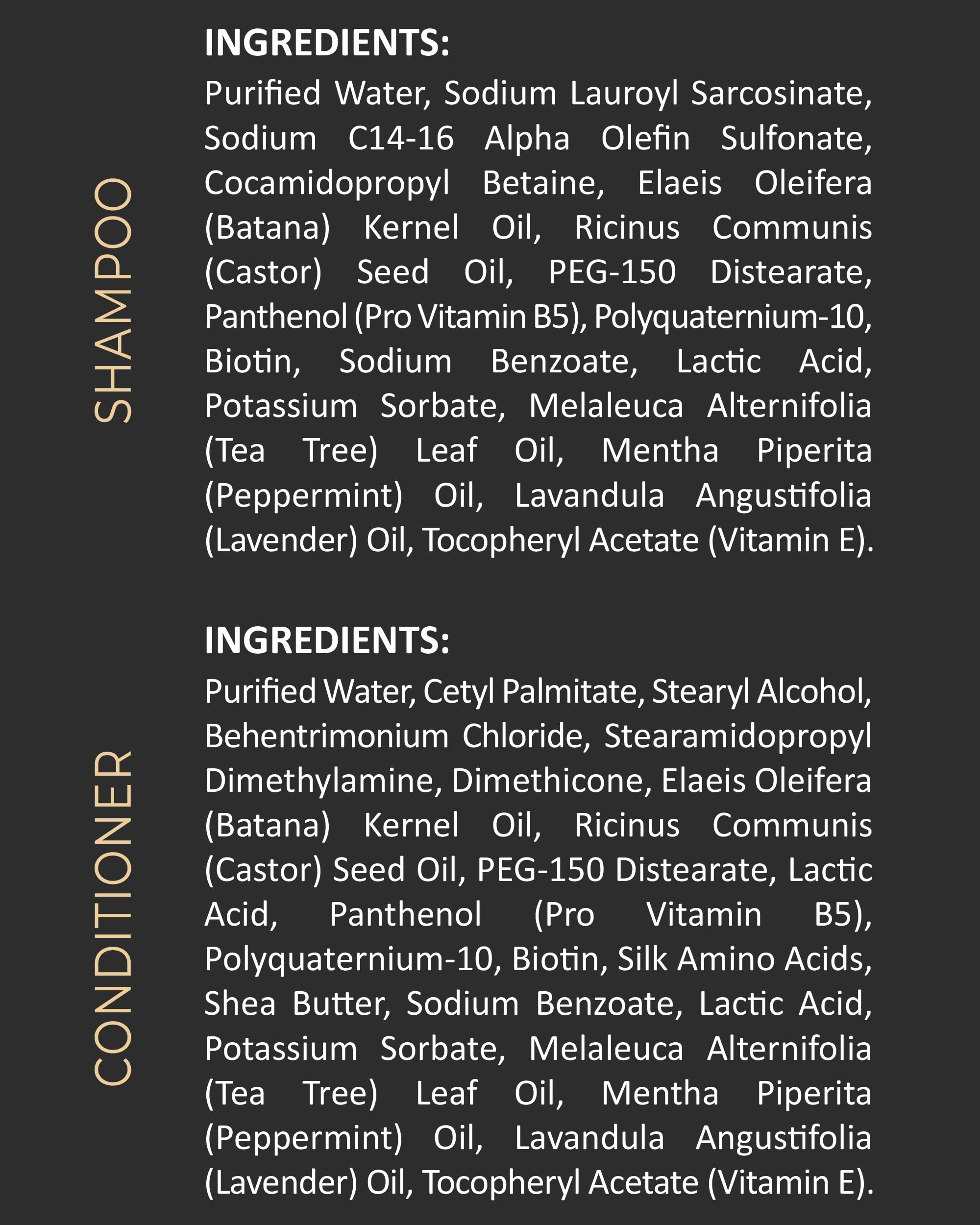 Sulfate-free label signaling gentle, salon-quality care at home
