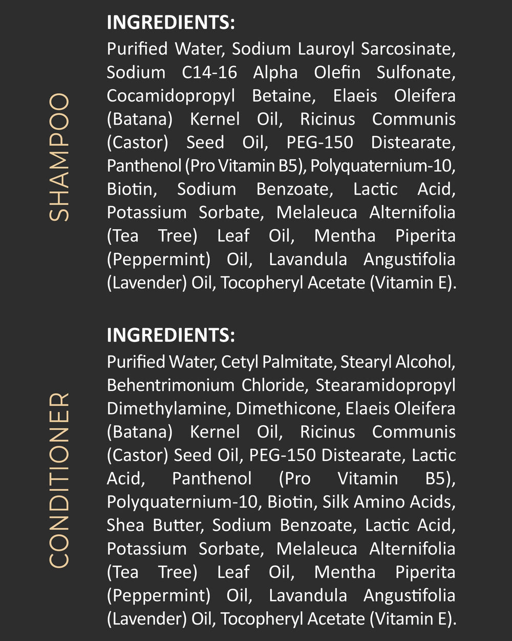 Sulfate-free label signaling gentle, salon-quality care at home