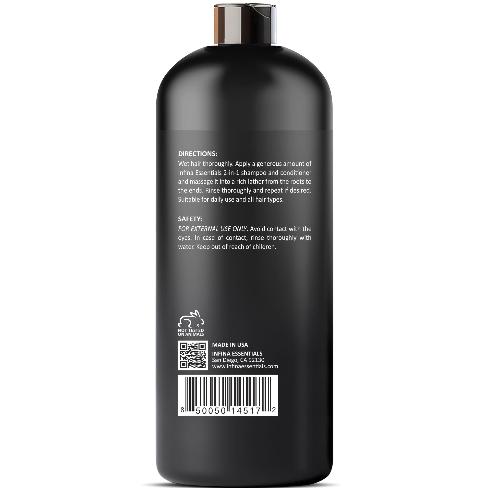 INFINA ESSENTIALS travel-size pack ideal for gym bag or commute.