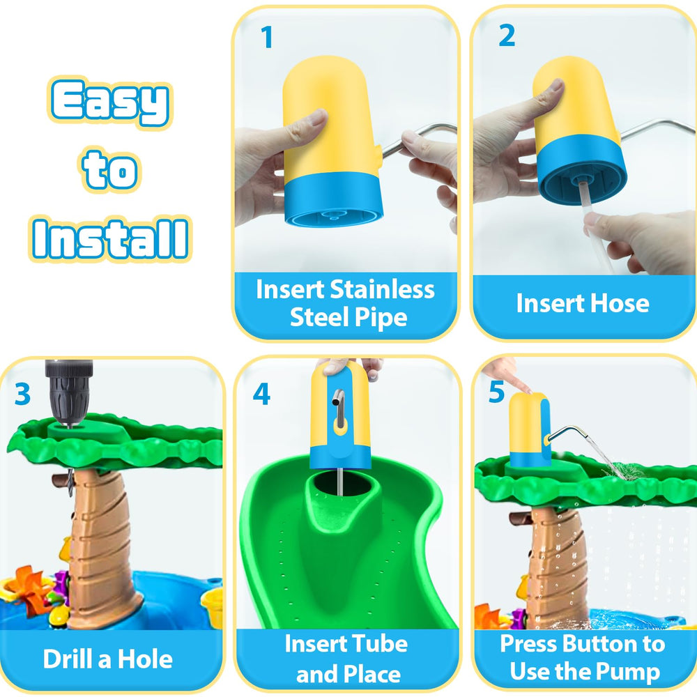 Infowush compact portable design makes transport to parks easy.