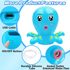 Infowush pump with 1-8W motor delivers steady water flow for kids