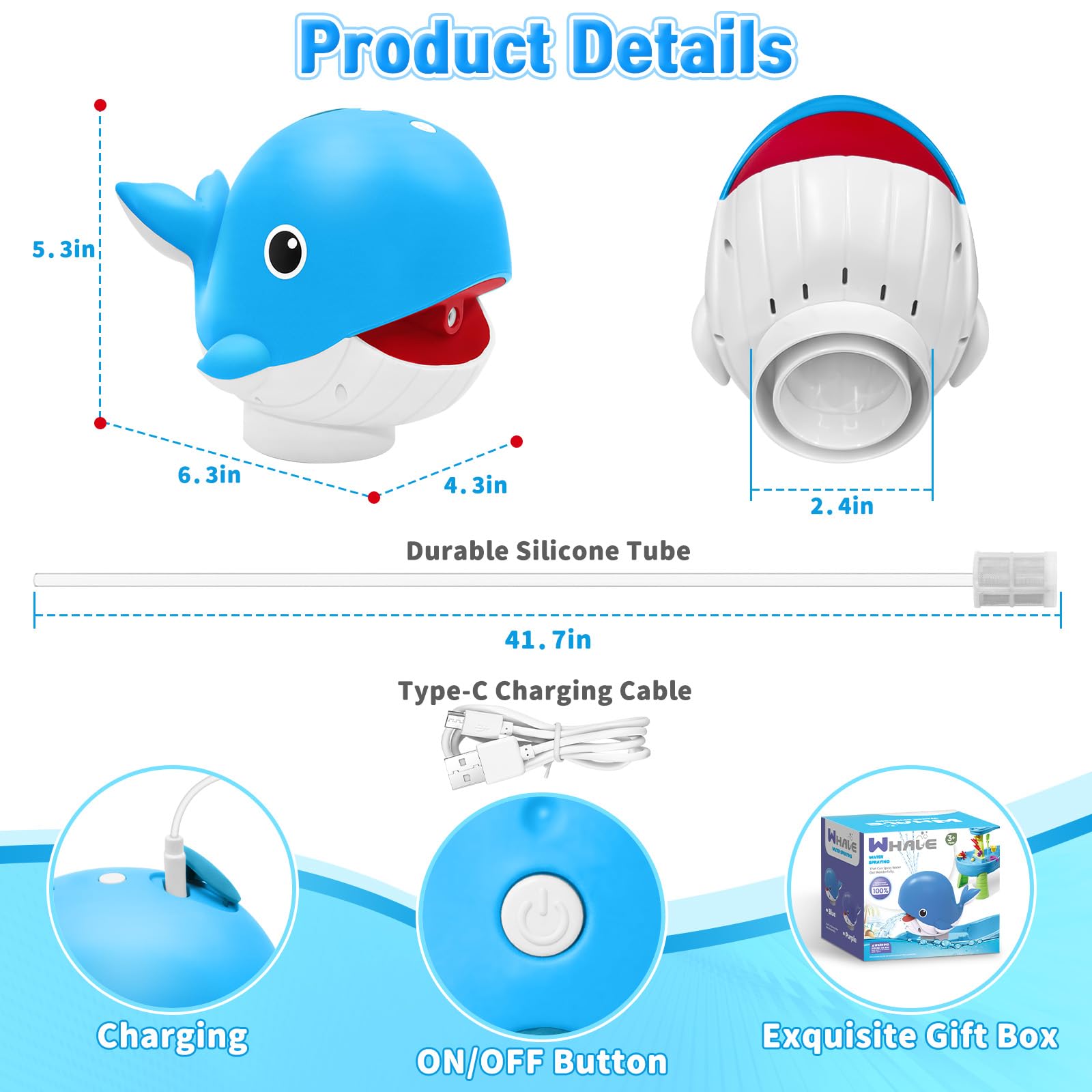 Infowush anti-clog filter keeps water flowing smoothly during fun sessions
