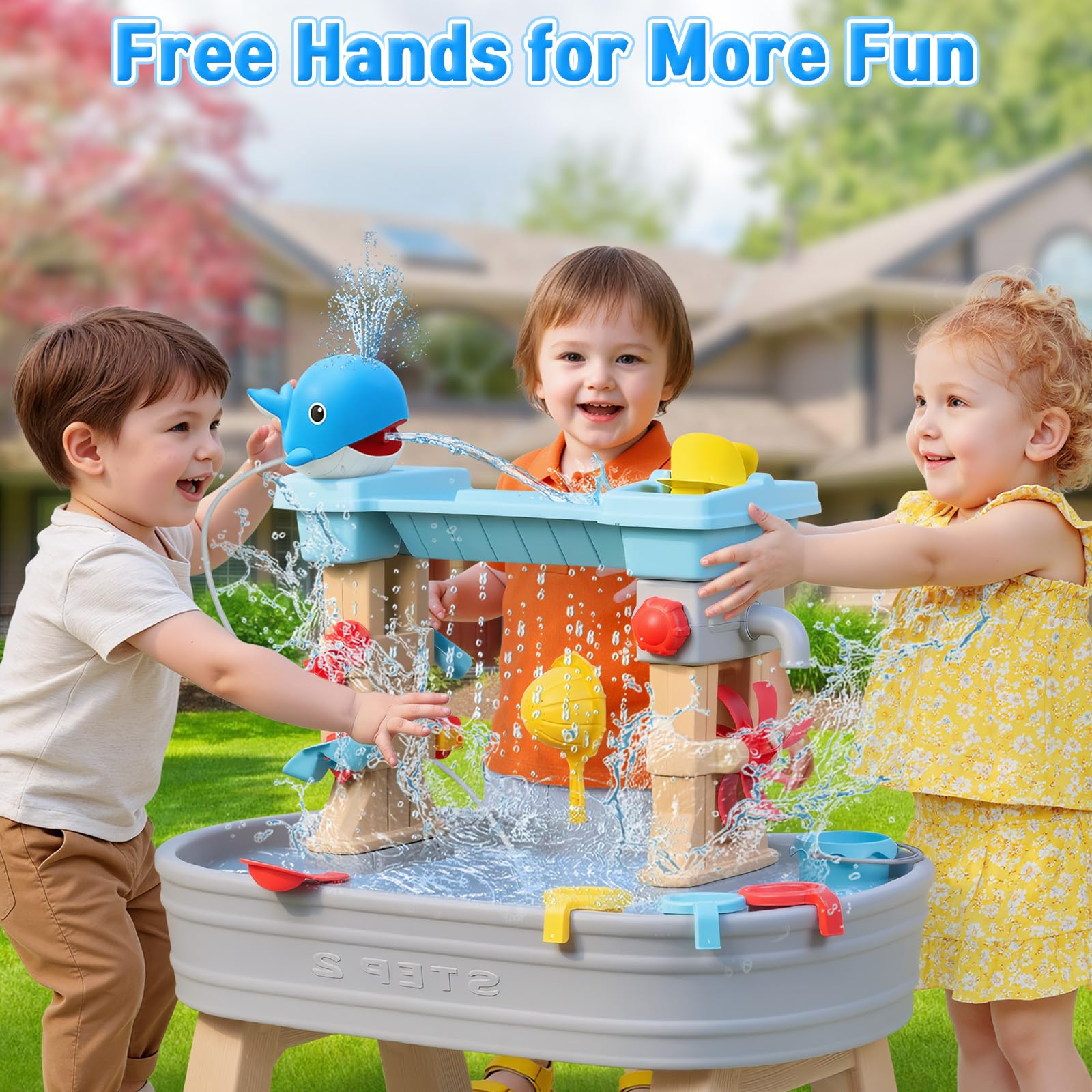 Infowush portable pump setup for backyard, park, or beach activities
