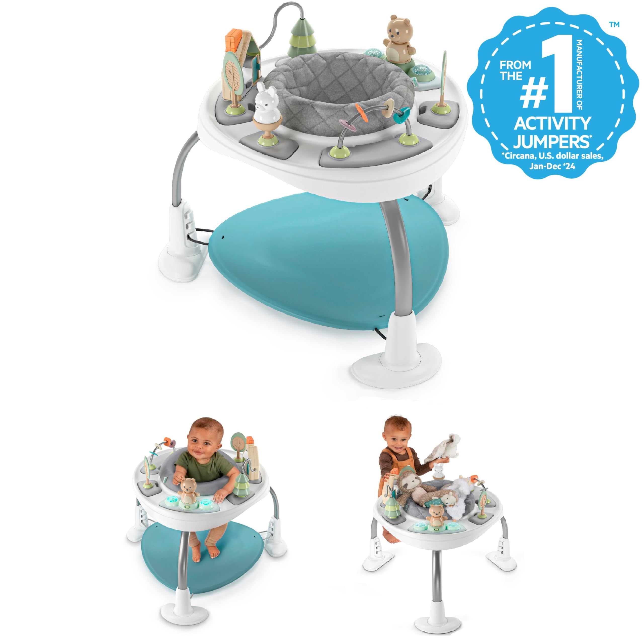 Ingenuity Spring & Sprout compact 2-in-1 setup fits small spaces.